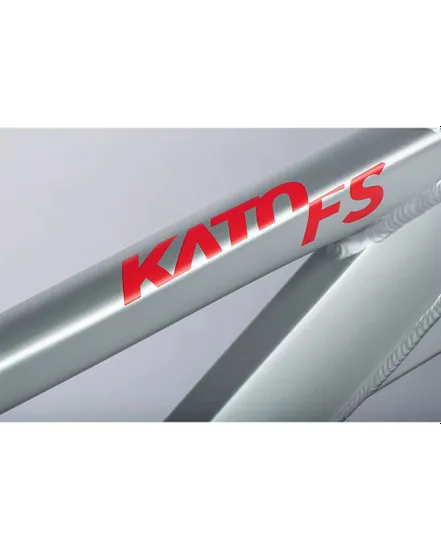 VTT tout suspendu Unisexe KATO FS Gris/Rouge