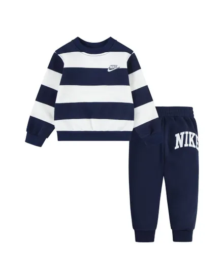 Survêtement Jeune enfant NKN N NSW CLUB SNL STRIPE CREW Bleu