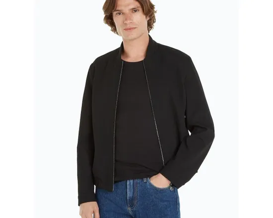 Veste zip Homme SOFT TWILL BOMBER Noir