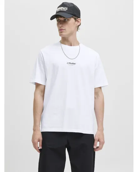 T-shirt Homme JJESOHO TEE SS CREW NECK NOOS Blanc
