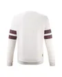 Sweat Unisexe HERITAGE LOGO Blanc/Aubergine