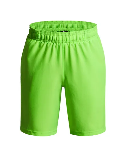 Short Enfant UA TECH WOVEN WORDMARK SHORT Vert