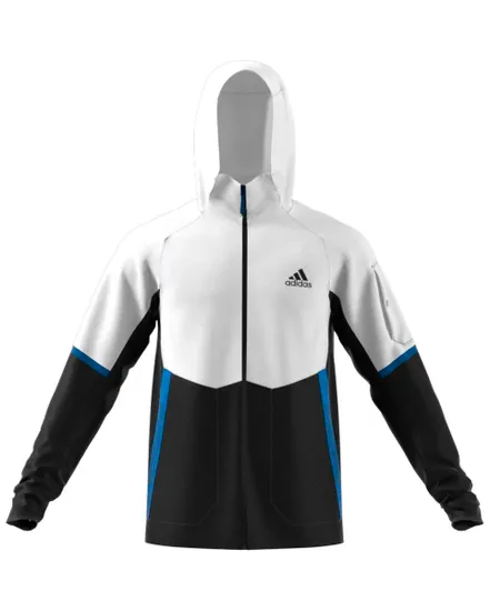 Sweatshirt à capuche manches longues Homme M D4GMDY FZHD Blanc