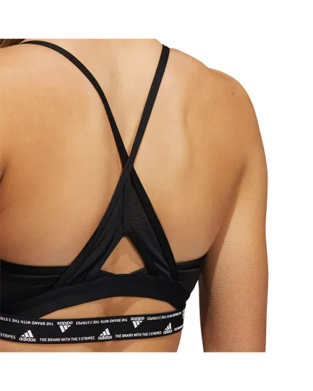Soutien-gorge sport Femme TRN LS 3S B Noir