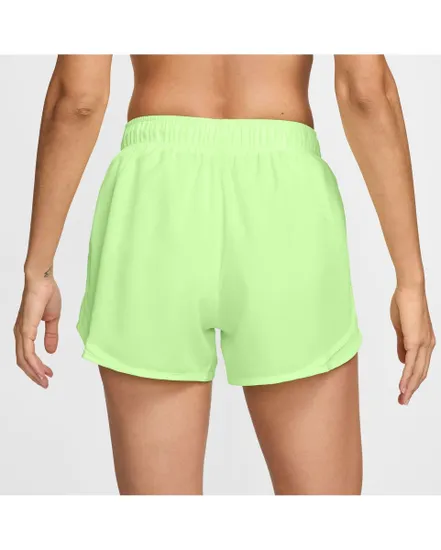 Short de running Femme W NK TEMPO DF MR 3 Jaune-Vert
