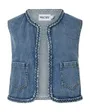 Gilet Jean Femme Cropped PCBELL