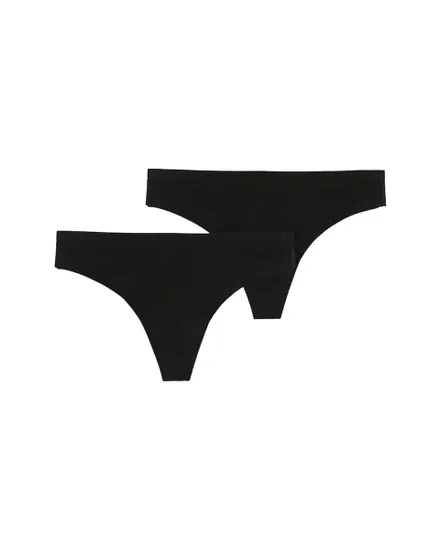 Strings Femme Invisibles Coton Lot 2