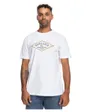 T-shirt Homme QS DIAMOND LOGO SS Blanc