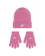 Coffret enfant Jeune enfant CLUB BEANIE/GLOVE SET Rose