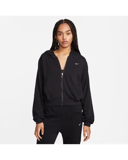 Sweat à zip à capuche Femme W NSW NK CHLL FT FZ HDY Noir