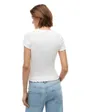 T-Shirt Manches Courtes Femme TJW Slim Lettuce Edge Rib SS