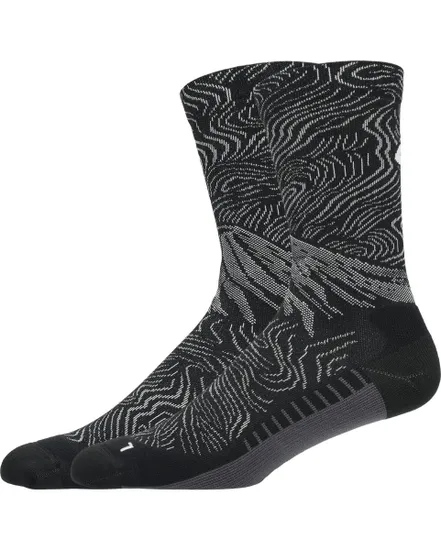 1 Paire de chaussettes Unisexe FUJITRAIL GRAPHIC CREW SOCK Noir