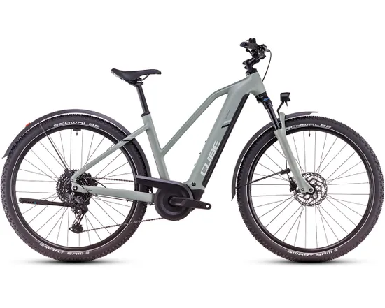 VTC électrique Femme NURIDE HYBRID PRO ALLROAD 600 Pistache