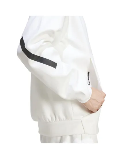 Sweat zip à capuche Homme M Z.N.E. FZ Blanc