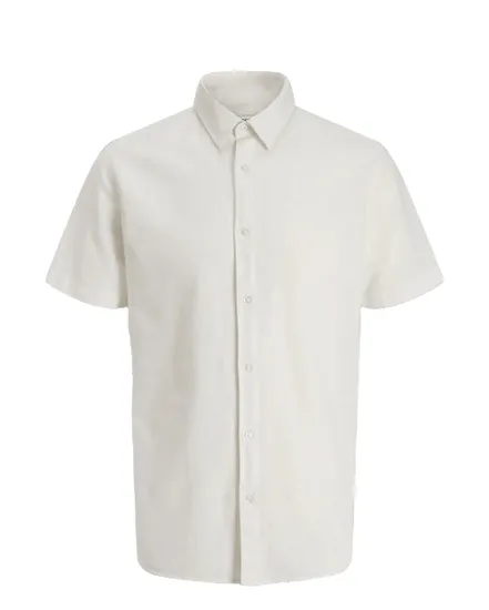 Chemise Homme JJEBREEZE Linen Blend Shirt S/S SN