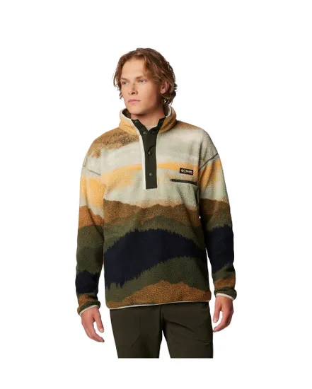 Polaire Homme HELVETIA II PRINTED HALF SNAP FLEECE