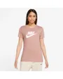 T-shirt manches courtes Femme W NSW TEE ESSNTL ICON FUTUR Rose