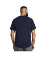 T-shirt MC Homme UA TECH TEXTURED SS Bleu