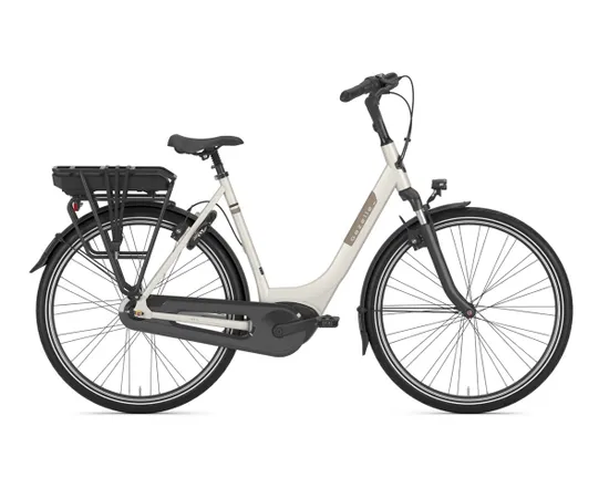 Vélo électrique urbain Femme PARIS C7+ HMB 500WH Blanc Ivoire