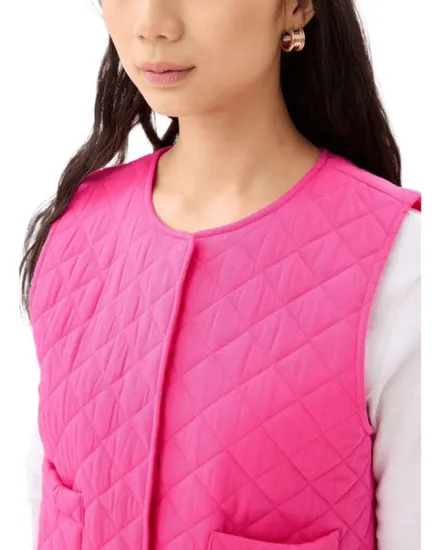 Gilet Court Femme Pcsaria Short Quilt Vest