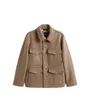 Veste boutonnée Homme WOOL 4PKT JACKET Taupe