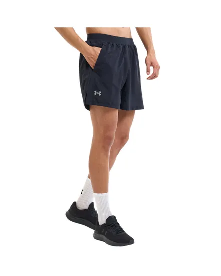 Short Homme UA LAUNCH 5 SHORTS Noir