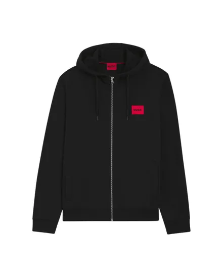 Sweat zippé à capuche Homme DAPLE212 Noir