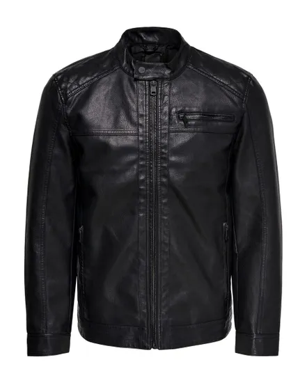 blouson homme ONSAL PU NOOS OTW Noir