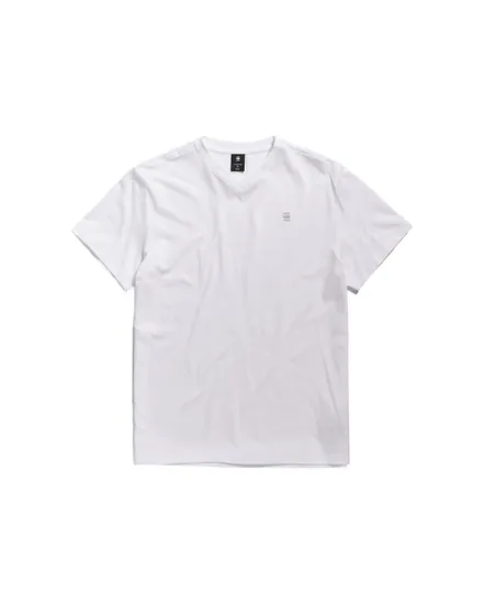 T-shirt col V Homme BASE-S V T SS Blanc