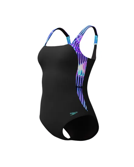 Maillot de bain Femme ECO LUNALUSTRE 1P BLU/GRN Noir