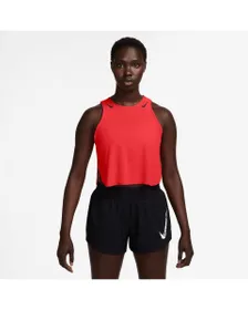 Débardeur Femme W NK ARSWFT DFADV CROP TANK Rouge