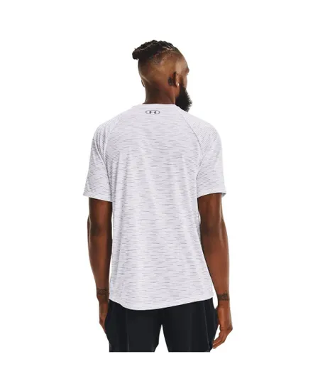 T-shirt manches courtes Homme UA TECH 2.0 DASH SS Blanc