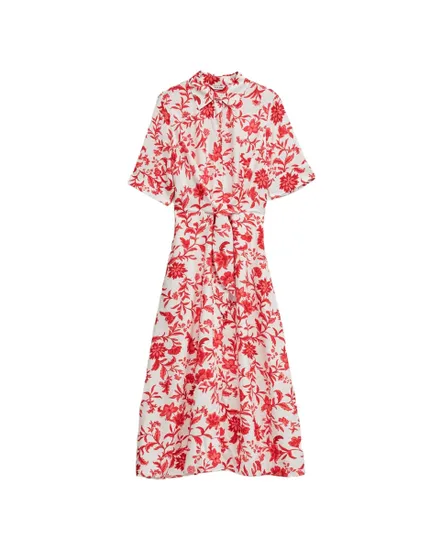 Robe Chemisier Femme Midi Avec Noeud