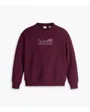 Sweat manches longues Femme GRAPHIC STANDARD CREW Bordeaux