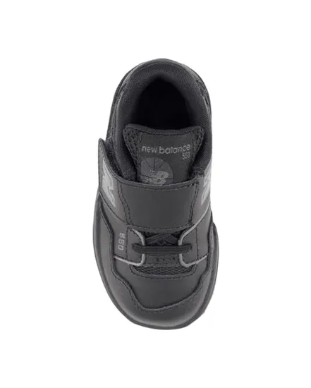 Chaussures Baskets Garçon New Balance 550 Triple Black