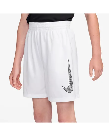 Short Enfant plus agé B NK DF MULTI SHORT HBR Blanc