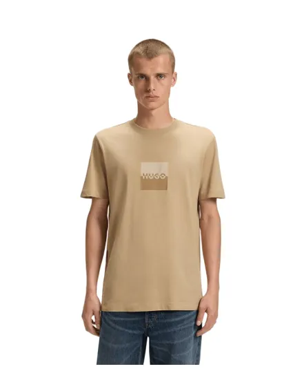 T-shirt col rond Homme DUSPLIT Beige Medium