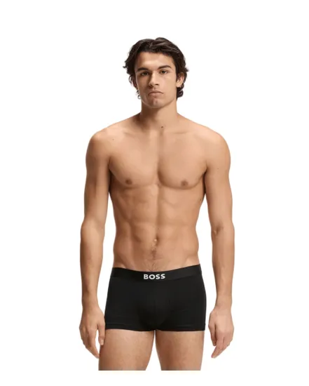 Lot de 3 boxers Homme TRUNK 3P BOSS ONE Noir
