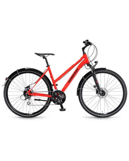 Vélo trekking Femme DOMINGO 24 SPORT LADY Rouge