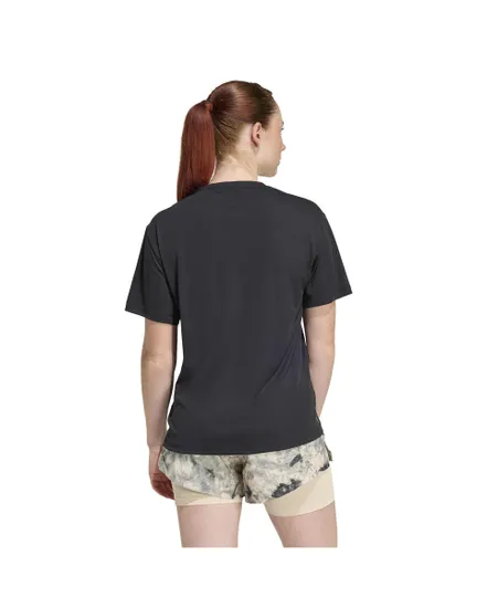 T-shirt Femme RUN ESS TEE W Noir