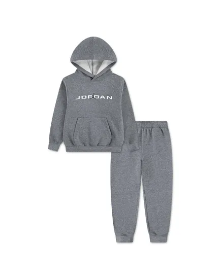 Ensemble de survetement Jeune enfant JDB MJ STRETCH HBR FLC SET Gris