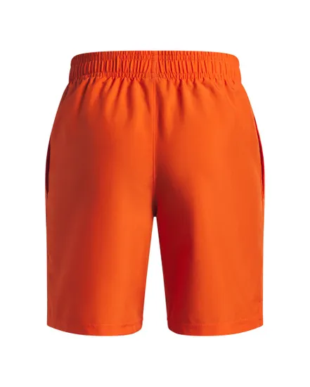 Short Enfant UA TECH WOVEN WORDMARK SHORT Orange