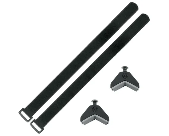 Système de fixation de porte-bidon/sacoche/pompe ANYWHERE Noir