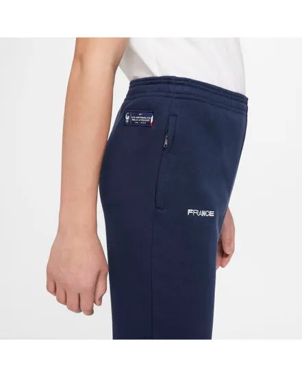 Pantalon de football Enfant plus âgé FFF Y NK GFA FLC PANT BB Bleu