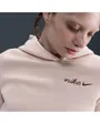 Sweat à capuche Femme W NSW PHNX FLC SHRUNKEN HOODIE Rose