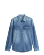 Chemise Denim Homme Western Regular