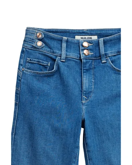 Jean Femme Secret Straight Waist Detail