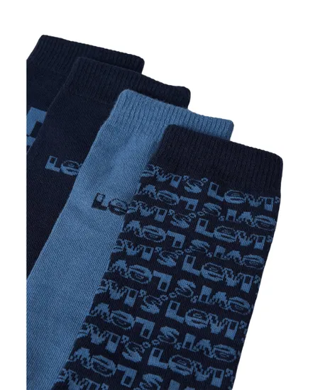 Chaussettes Homme Levi's Boîte Cadeau Denim Logo 4P