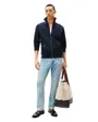 Sweat zippé Homme Essential Terry Stand Collar