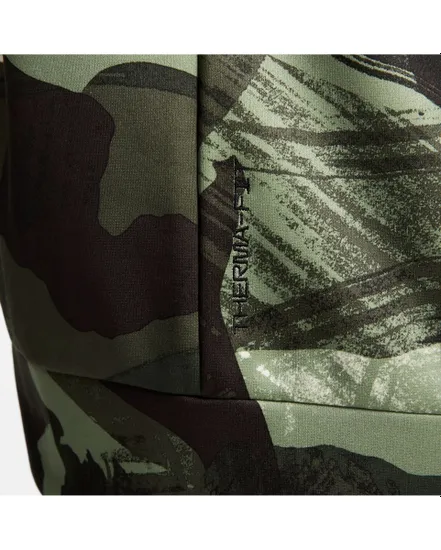 Sweat à capuche manches longues Homme M NK TF HD CAMO AOP Vert